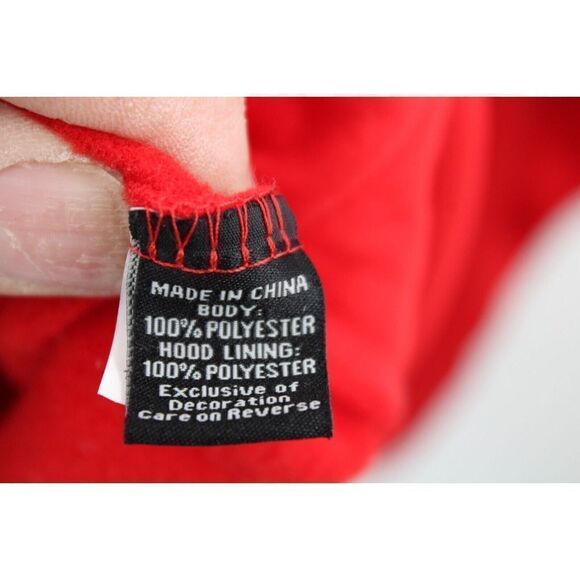 OHIO STATE BUCKEYES SIZE MEDIUM RED HOODIE EUC - Picture 8 of 8